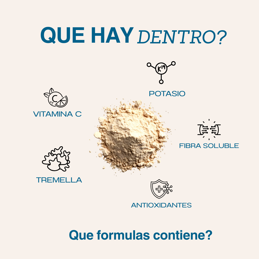 Cápsulas con tremella + vitamina C x60 UND